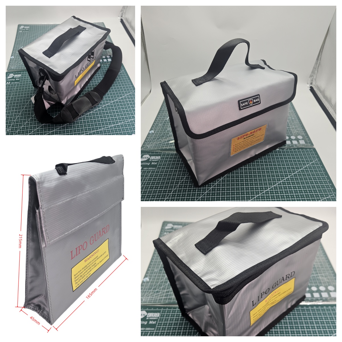 Fpv Drone Bag - Lipo SAFE 耐火・防爆ポータブルリチウムポリマー安全バッグ RCリチウムバッテリー安全バッグ 安全充電用