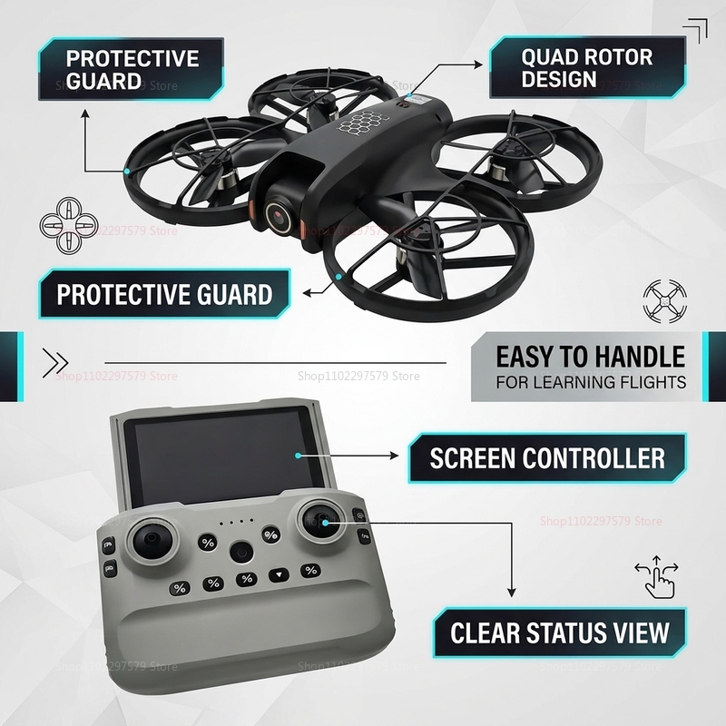 2026年新型M5ミニドローン 8K HDカメラ 障害物回避 - Fpv Drone Charger のレビューと価格