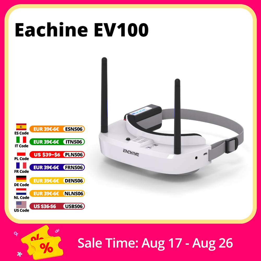 Eachine EV100 720*540 5.8 グラム  - Fpv Drone Antenna のレビューと価格